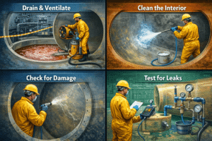 Steps to Safely Clean and Inspect Fibreglass Tanks for Long-Term Use