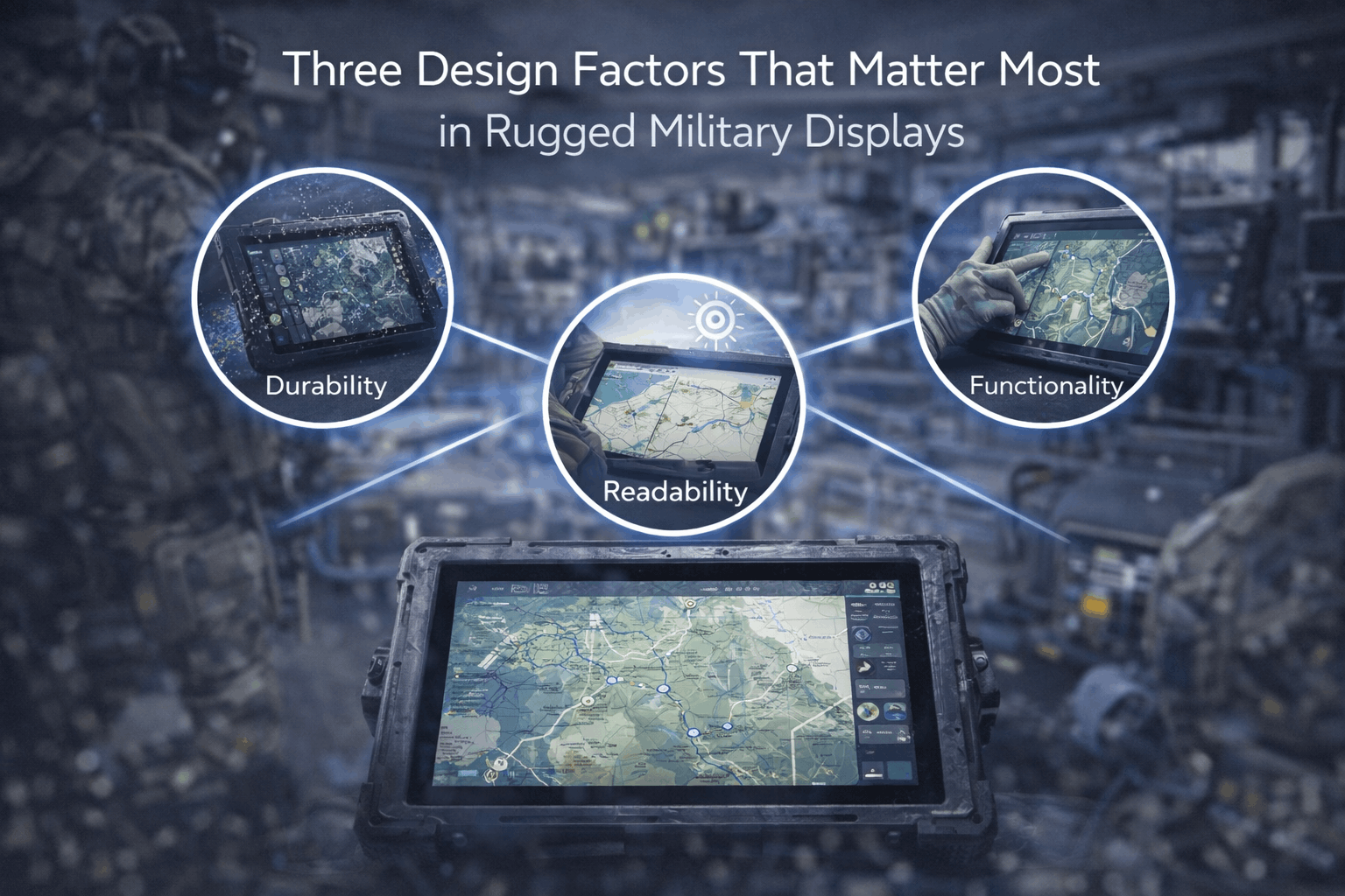 Three Design Factors That Matter Most in Rugged Military Displays ...