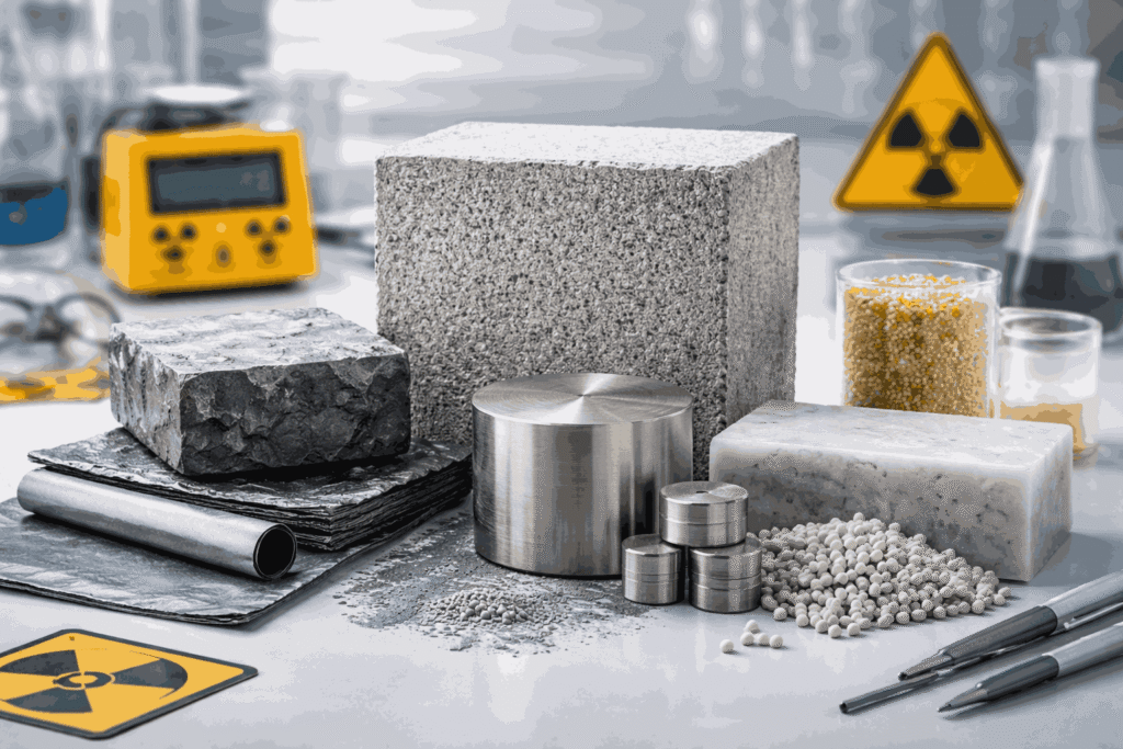 Comparing Different Radiation Shielding Materials