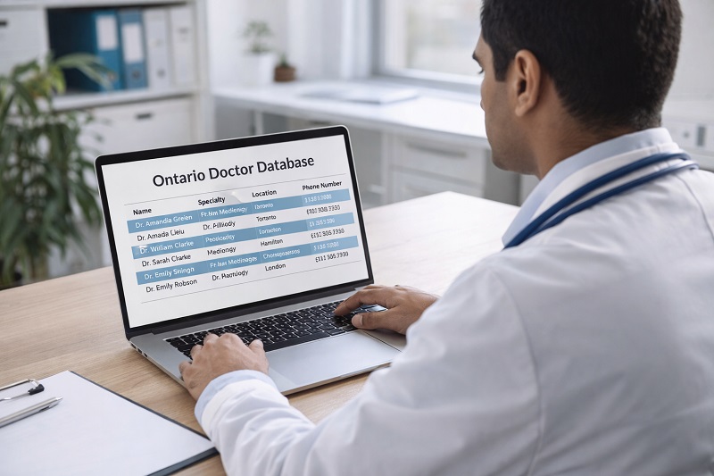 doctor database Ontario