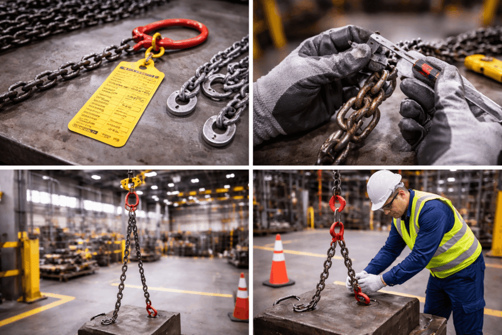 single leg chain slings
