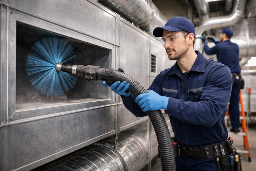 Advanced duct-cleaning