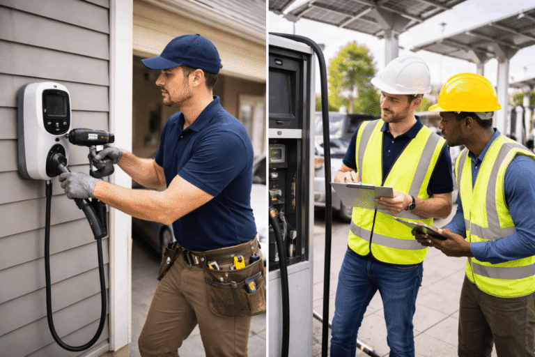 electric car charger installation