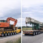 RGN trailer transport
