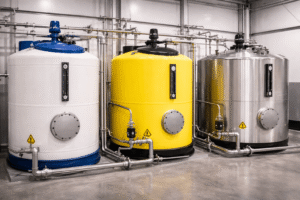 sodium hypochlorite tanks