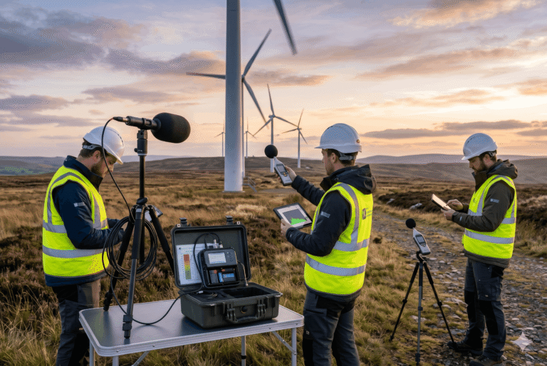 Wind turbine noise monitoring